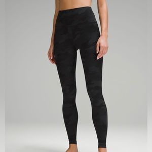 Lululemon Align Pant 28” - Black Camo